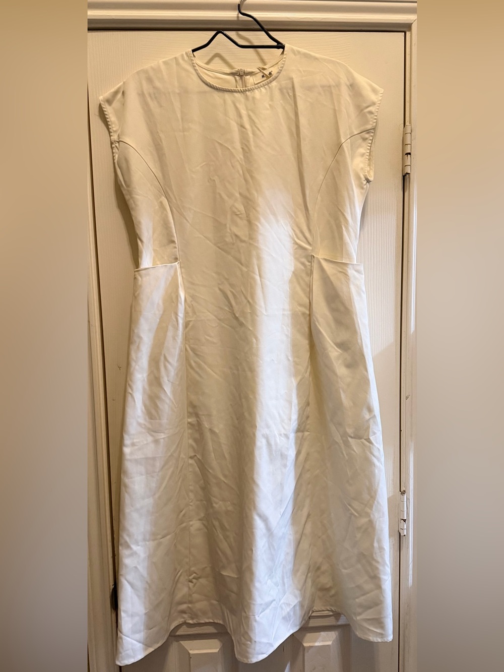 Elegant Ivory Fit and Flare Dress